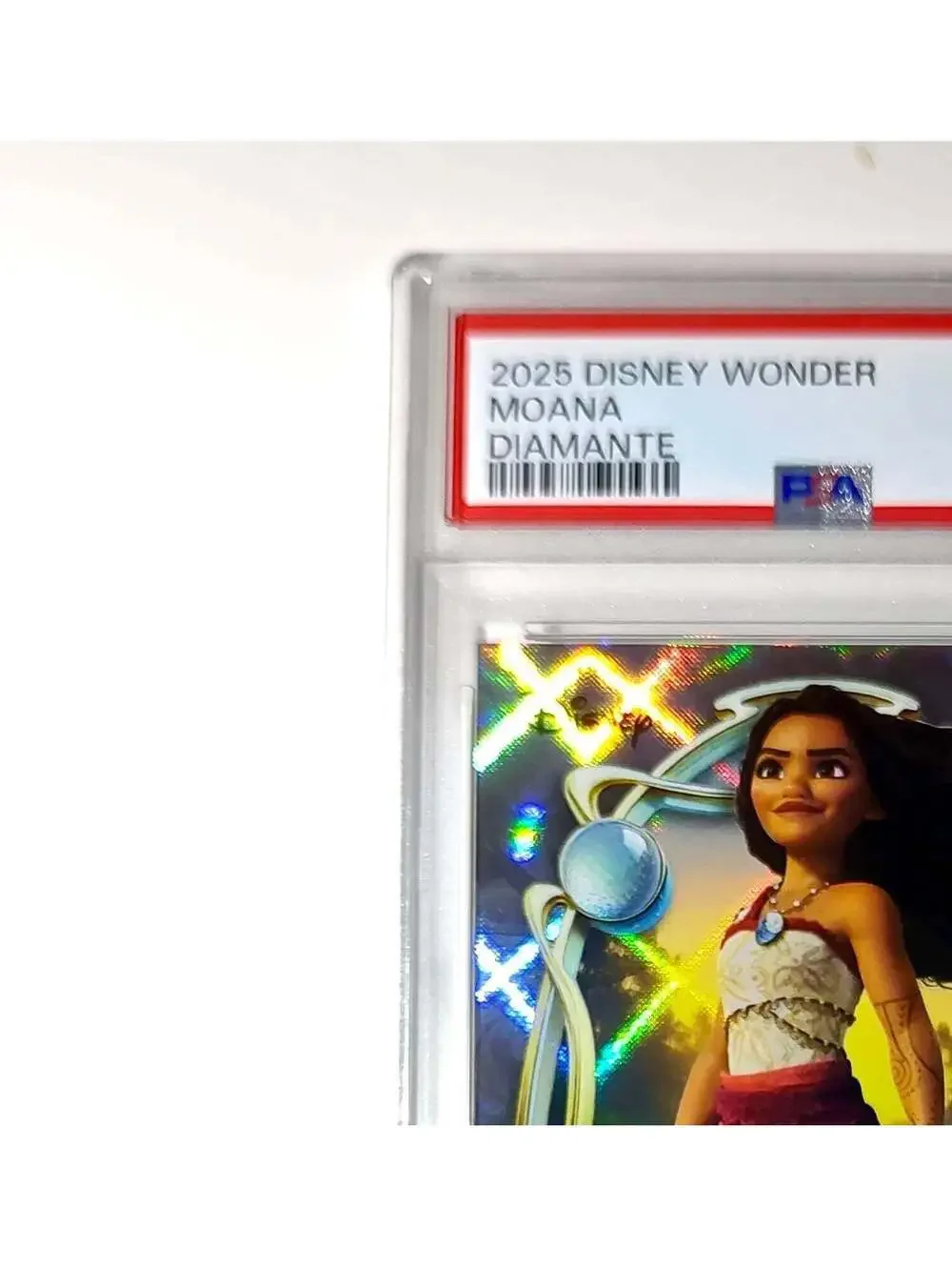 Moana 2025 Topps Disney Wonder #87 Winter Variant Card Moana PSA 9